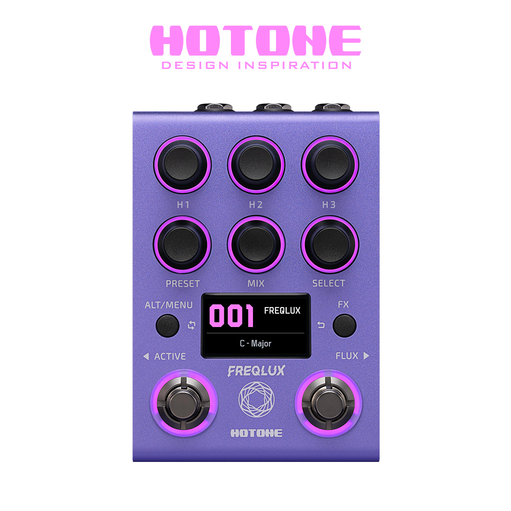 [Tri-Pitch 엔진을 탑재한 새로운 차원의 폴리포닉 Pitch Shifter] Hotone 핫톤 이펙터 Freqlux 피치 시프터 & 하모니 엔진 페달 (NP-200) / 어댑터 포함