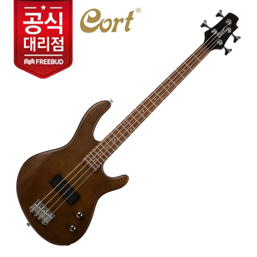 Cort 편안한 연주감의 숏스케일 베이스! Cort 콜트 베이스기타 Action Junior OPW (Open Pore Walnut)