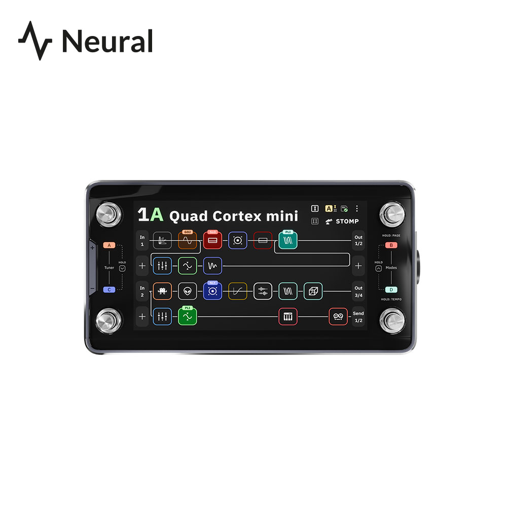 Neural DSP 뉴럴 디에스피 멀티이펙터 쿼드코텍스 미니 Neural DSP Quad Cortex Mini 쿼드코어텍스 미니