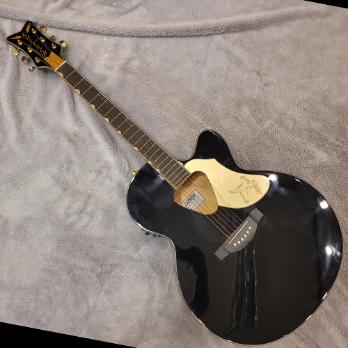 Gretsch [부산 B스탁 특가] 그레치 Gretsch 통기타 G5022CBFE Rancher Falcon with Fishman Pickup System, 블랙 팔콘 점보바디 (B스탁 판매예정 택배파손건)