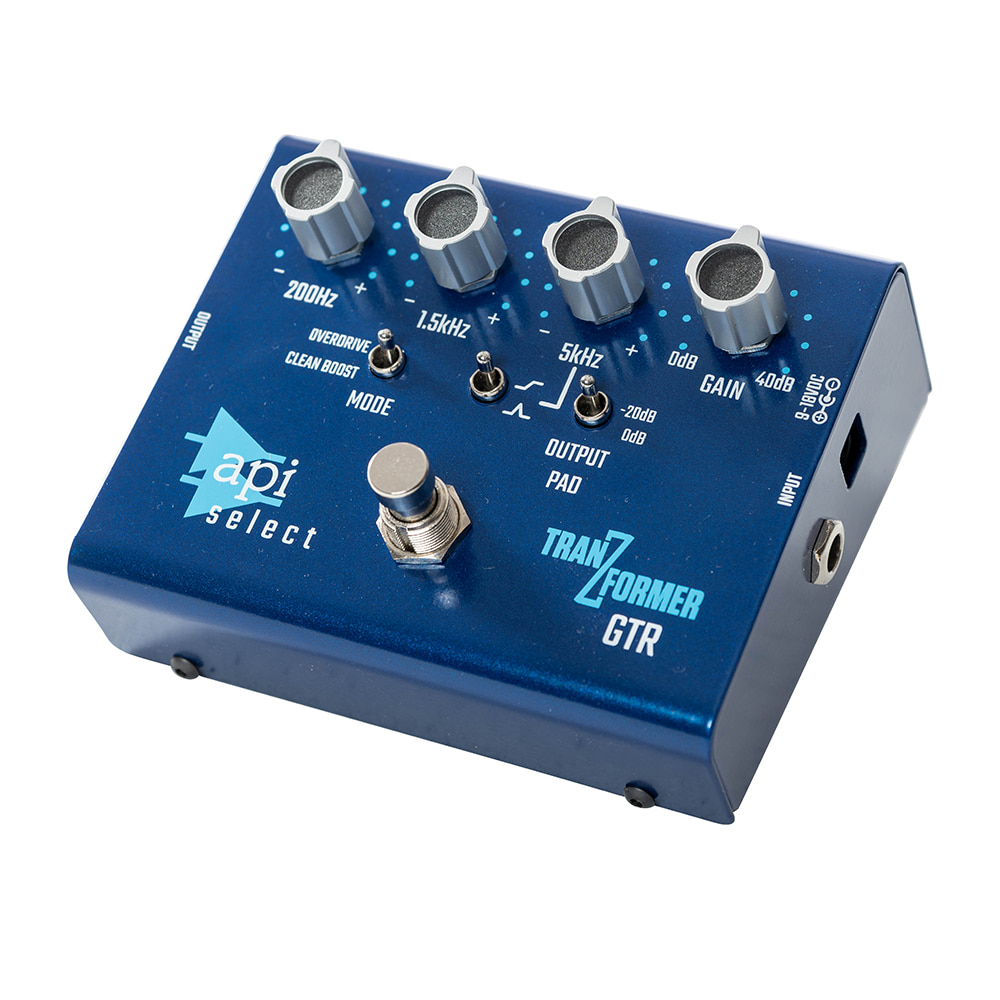 API Select 이펙터 TranZformer GTR Guitar Pedal 이큐 부스트 오버드라이브