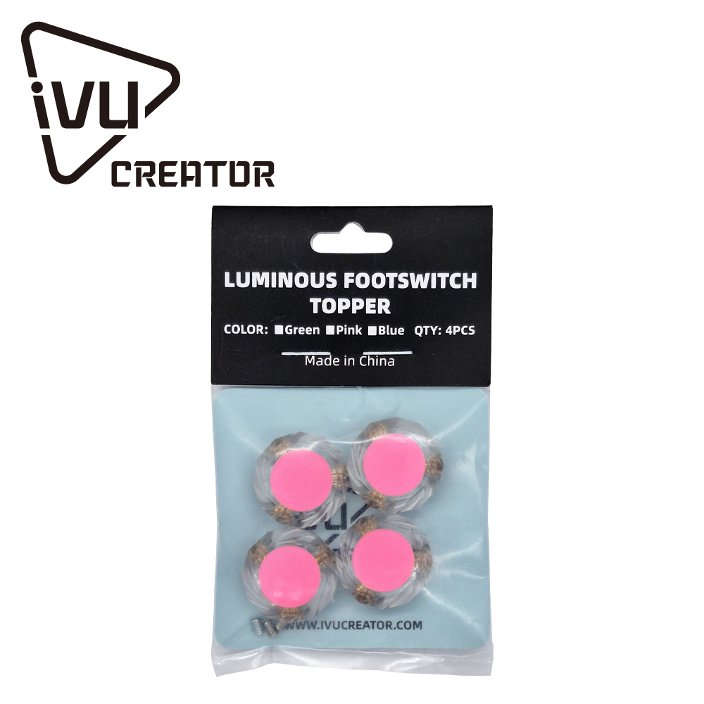 더 크고 더 밝은 토퍼! IVU Creator 이펙터 토퍼 Luminous Footswitch Topper Green