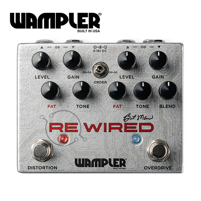 Wampler 브렌튼 메이슨의 사운드! Wampler 웜플러 이펙터 Brent Mason ReWired 오버드라이브 & 디스토션