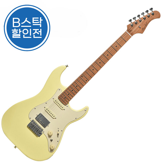 Bacchus B스탁 초특가 찬스! Bacchus 바커스 일렉기타 Universe GS-2DX RSM (Olympic White) 스테인리스 프랫