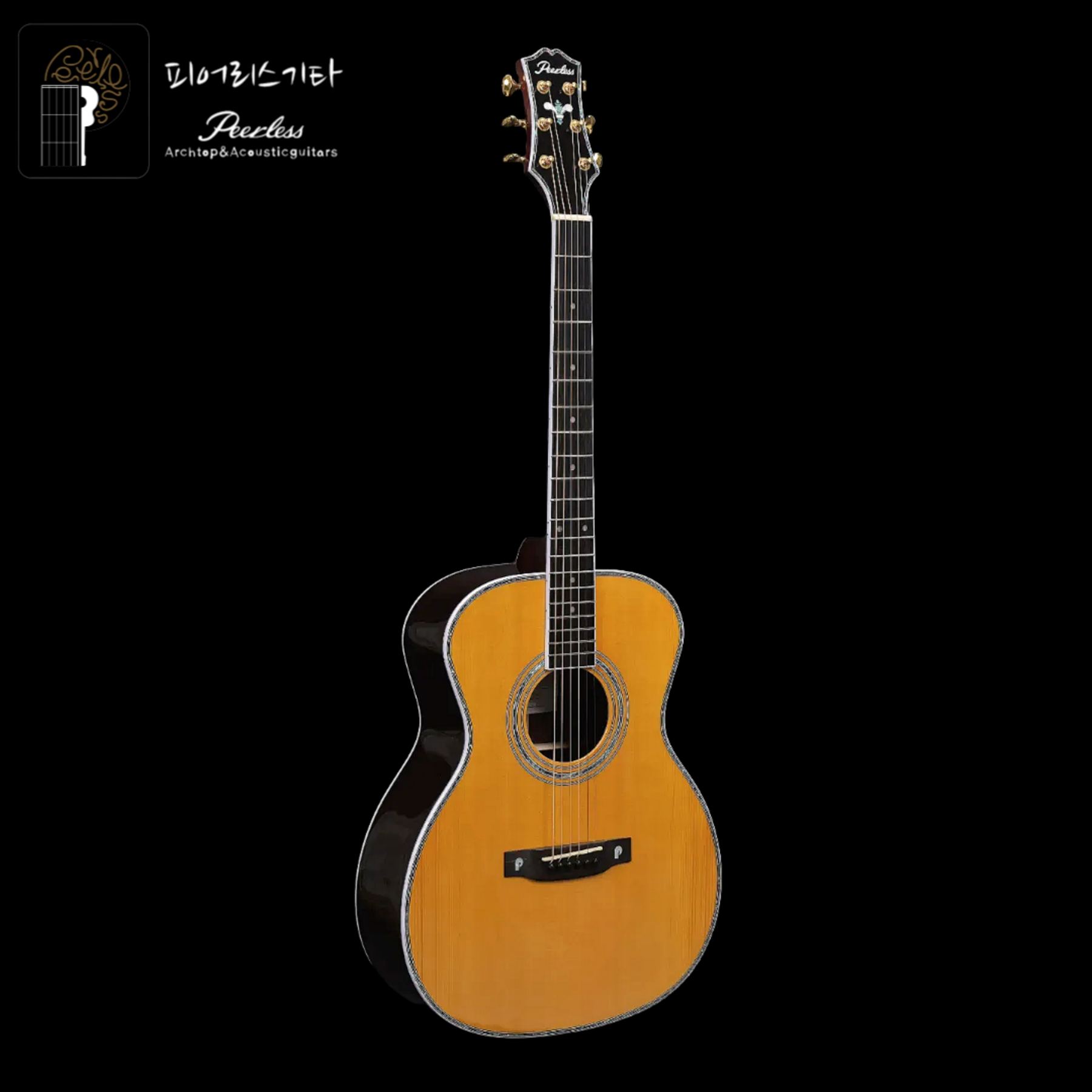 Peerless 피어리스 어쿠스틱기타 POM-75 Passion 로즈우드 올솔리드