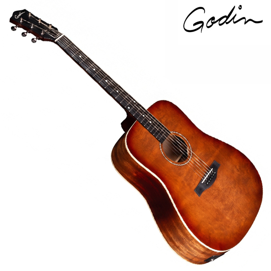 Godin 고딘 왼손 어쿠스틱 기타 Century Maho Rustic Burst EQ - Left (053995)