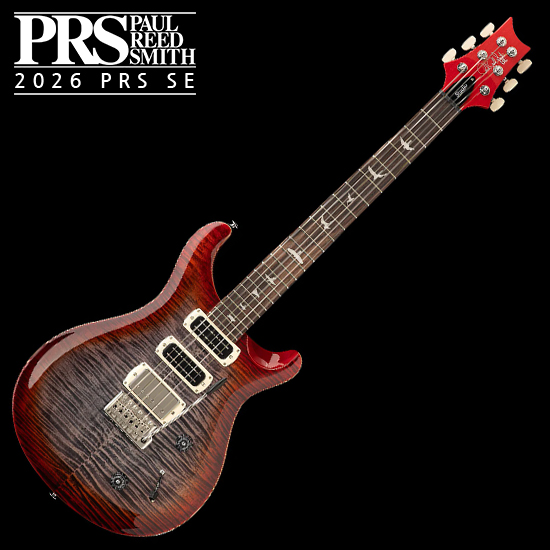 PRS SE 2026 출시! PRS SE 2026 일렉기타 Studio Charcoal Cherry Burst