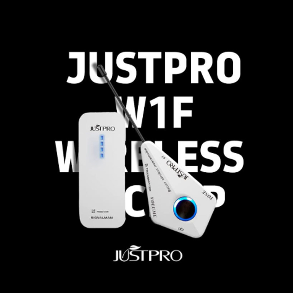 기타에 붙이면 끝! 초간편 기대 이상의 사운드 Just Pro 저스트 프로 어쿠스틱 와이어리스 픽업 W1F Wireless Pickup