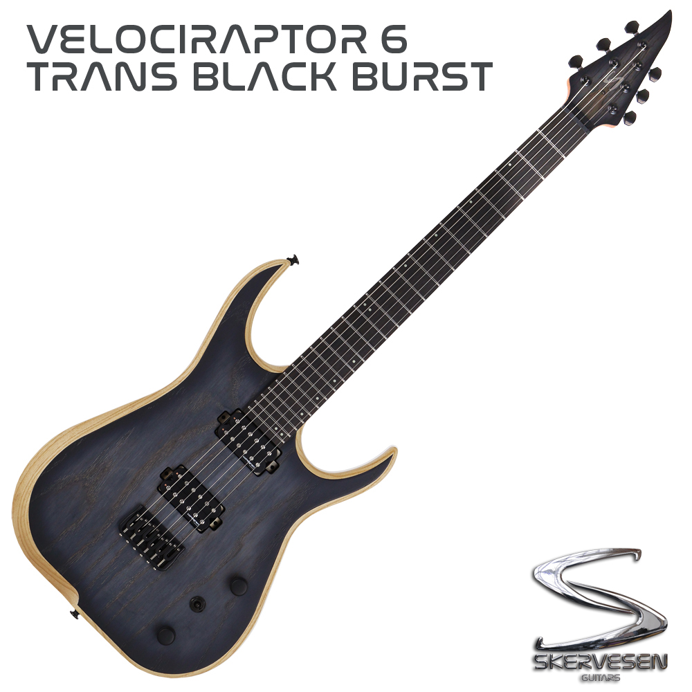 최상의 스펙 확실한 선택! 8월 10일 런칭 예약 구매 Skervesen 스커베슨 일렉기타 Velociraptor 6 (Trans White)