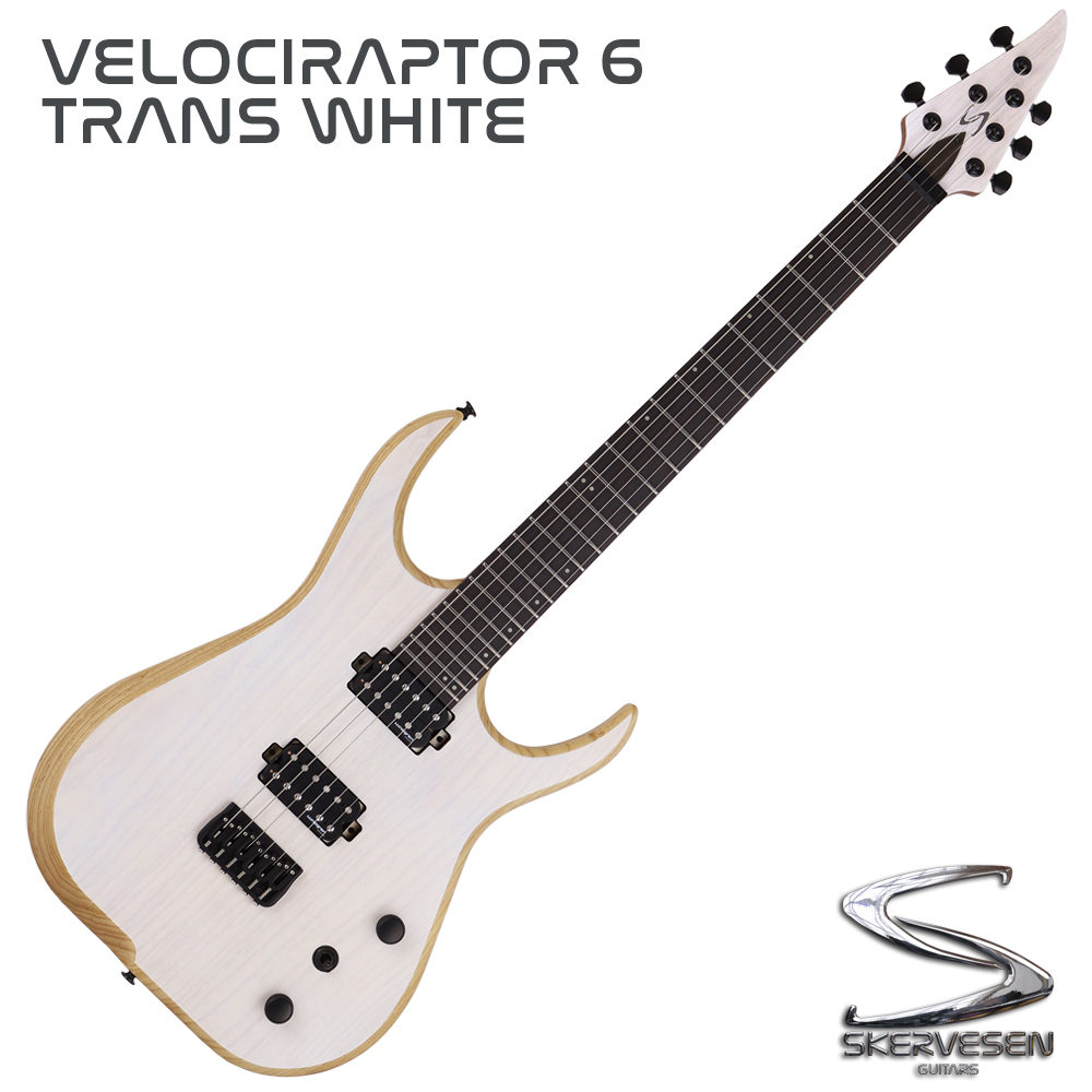 Skervesen 스커베슨 일렉기타 Velociraptor 6 (Trans White)