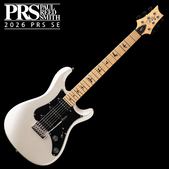 Pearl PRS SE 2026 출시! PRS SE 2026 일렉기타 NF3 Rosewood Pearl White