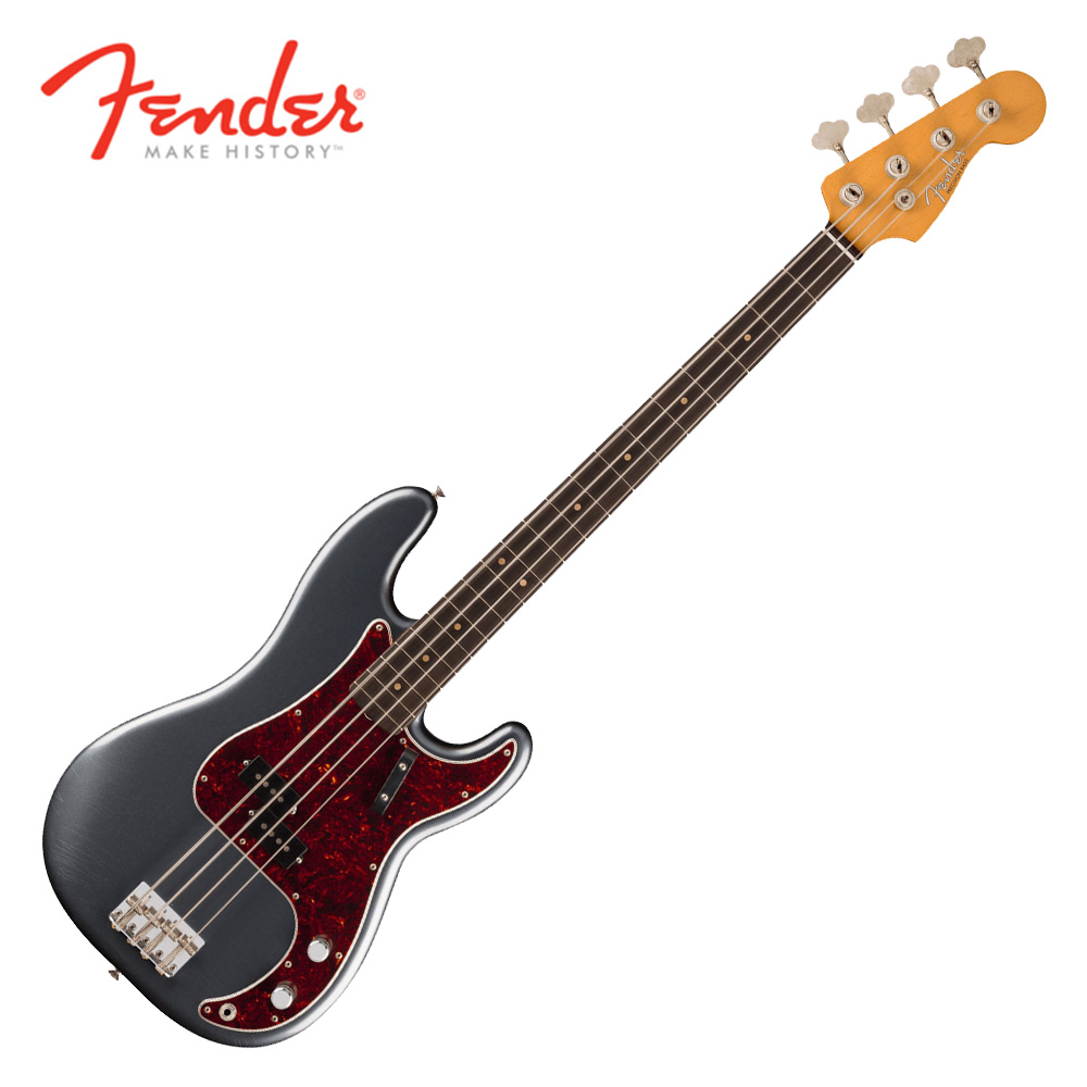Fender Mexico Limited Edition Vintera II Roadworn 60s Precision Bass Charcoal Frost Metallic (014-9090-369)