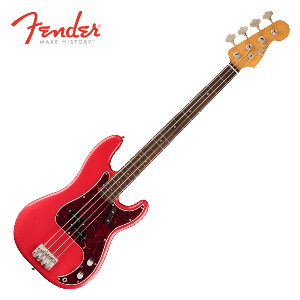 Fender Mexico Limited Edition Vintera II Roadworn 60s Precision Bass Fiesta Red (014-9090-340)