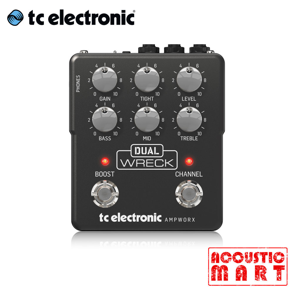 TC Electronic 이펙터 Dual Wreck Preamp (메사부기 듀얼 렉티파이어 복각 프리앰프)