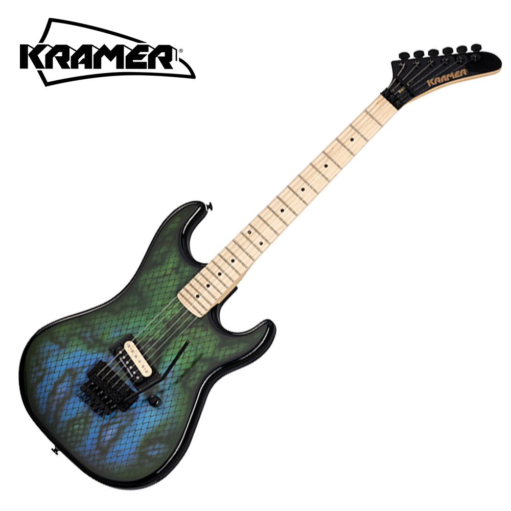 Blue Microphones [KRAMER 세일] Kramer 크레이머 일렉기타 Baretta Viper V2 Snake Blue Green (KBVRSBGBF3)