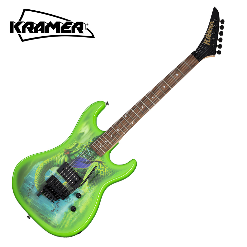 [KRAMER 세일] Kramer 크레이머 일렉기타 Snake Sabo Baretta Snake Green (KBVSSSNBF3)