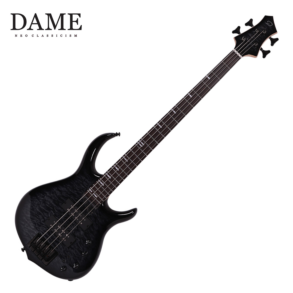 DAME 데임 베이스기타 RS5 TBK (Transparent Black)