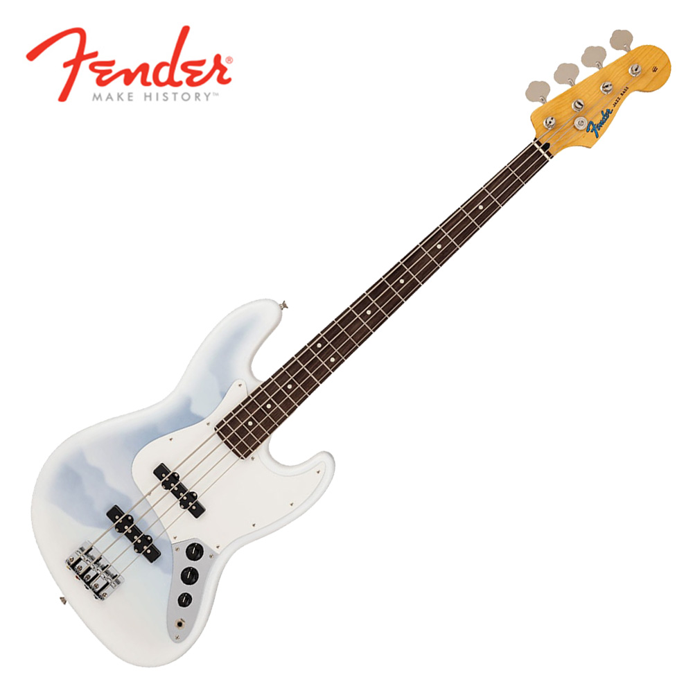 FENDER JAPAN 2026 HYBRID II Jazz Bass RW Blue Mist (566-2100-393)
