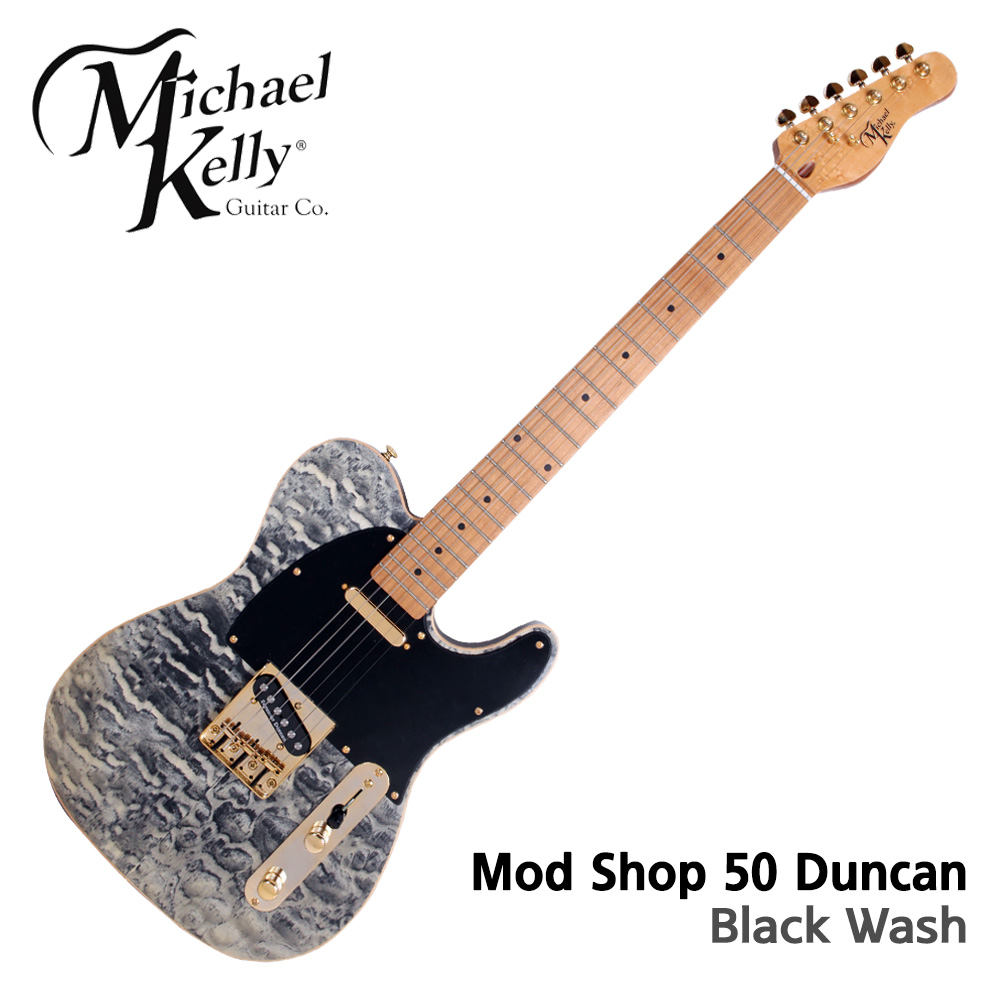 프리버드 | MICHAEL KELLY 일렉기타 Mod Shop 50 Duncan Black Wash