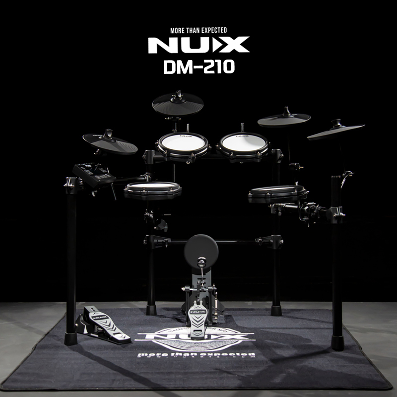 NUX 눅스 전자드럼 DM-210 DIGITAL DRUM 풀패키지 사은품증정 Ver.2 [서브크래쉬포함]