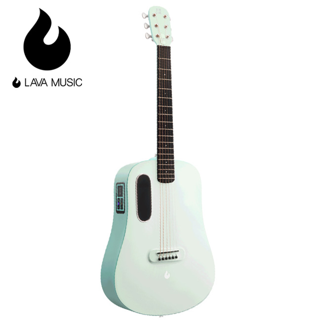LAVAMUSIC 라바기타 Blue Lava 36인치 Aqua/Mint Green (with Lite Touch Bag)