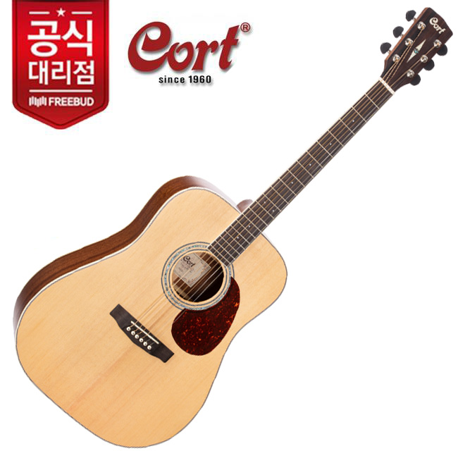 Cort [새학기세일 쿠폰] 접이식 스탠드 증정 !   콜트기타 Cort 통기타 Earth100 탑솔리드 NAT (유광)