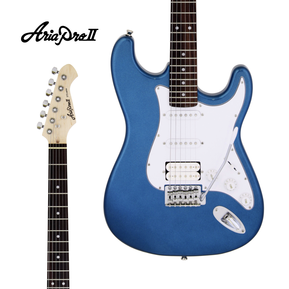 프리버드 | Aria Pro II 일렉기타 STG-004 Metallic Blue