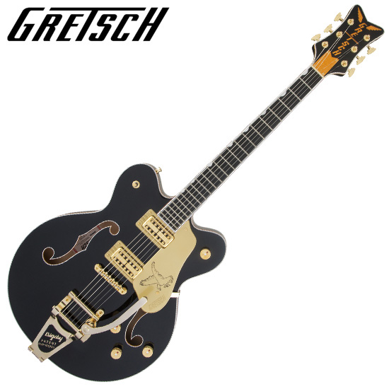 GRETSCH G6636TDC-BLK ダブルカッタウェイ ブラックファルコン GRETSCH