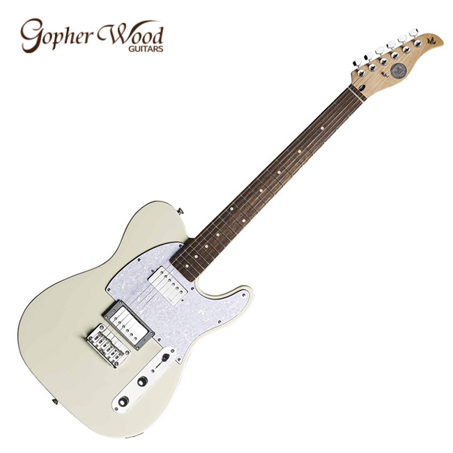 프리버드 | Gopher Wood 고퍼우드 일렉기타 T-Modern V Floral White