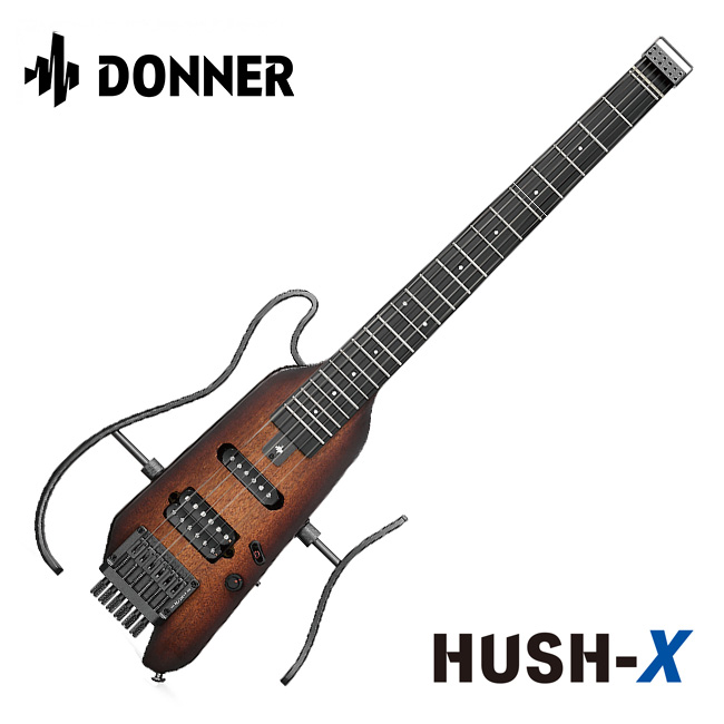 프리버드 | DONNER 일렉트릭 반려기타 HUSH-X Silver White