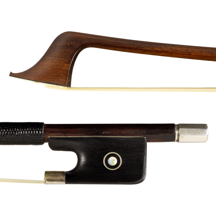 Cello bow by Charles Alfred Bazin