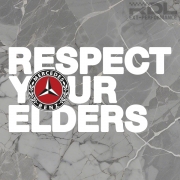 RESPECT YOUR ELDERS 데칼 (Benz Red타입)
