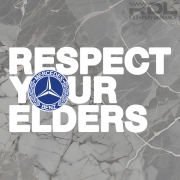RESPECT YOUR ELDERS 데칼 (Benz Blue타입)
