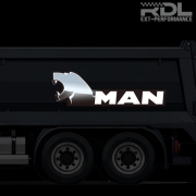 MAN 적재함 데칼 C타입 (측면)