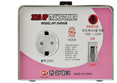 120V) 미국/캐나다 전용 3 KVA 승압