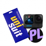 고프로 히어로12 블랙 종이질감 저반사(후면 액정)+클리어(전면/렌즈) 필름 세트 각 3매(UT240503)