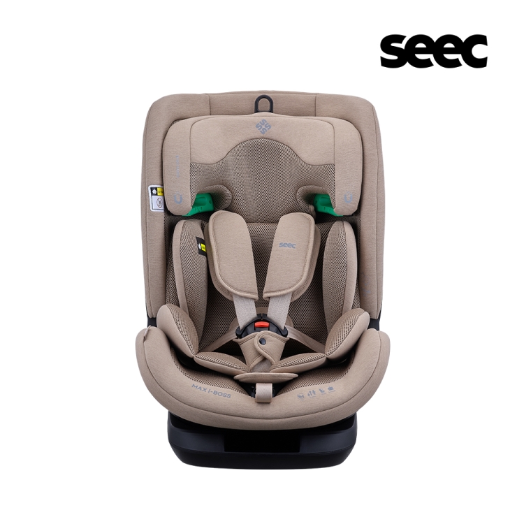 시크(SEEC) 맥스 아이보스2 아이사이즈 토들러 주니어 유아동 카시트 ISOFIX 모카 브라운