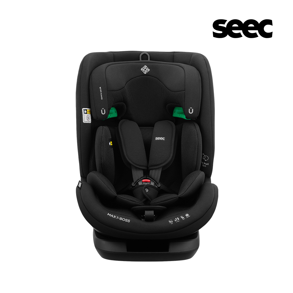 시크(SEEC) 맥스 아이보스2 아이사이즈 토들러 주니어 유아동 카시트 ISOFIX 시크 블랙