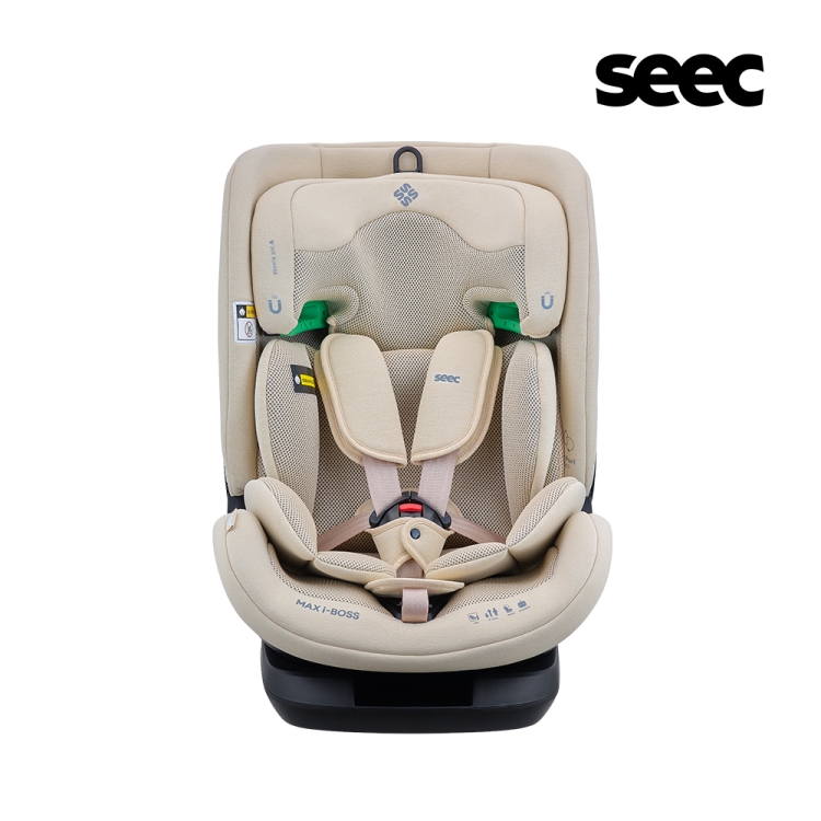 시크(SEEC) 맥스 아이보스2 아이사이즈 토들러 주니어 유아동 카시트 ISOFIX 포그 베이지
