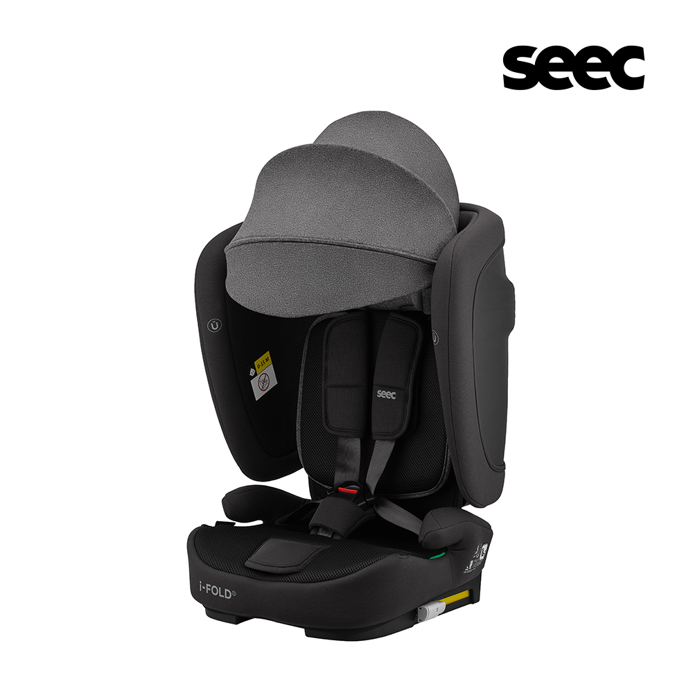 시크(SEEC) 아이 폴드T 아이사이즈 토들러 주니어 유아용 휴대용 카시트 ISOFIX