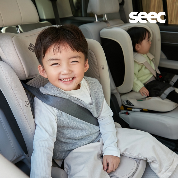 시크(SEEC) 아이 폴드T 아이사이즈 토들러 주니어 유아용 휴대용 카시트 ISOFIX