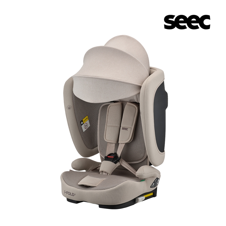시크(SEEC) 아이 폴드T 아이사이즈 토들러 주니어 유아용 휴대용 카시트 ISOFIX