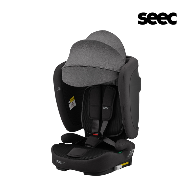 시크(SEEC) 아이 폴드T 아이사이즈 토들러 주니어 유아용 휴대용 카시트 ISOFIX