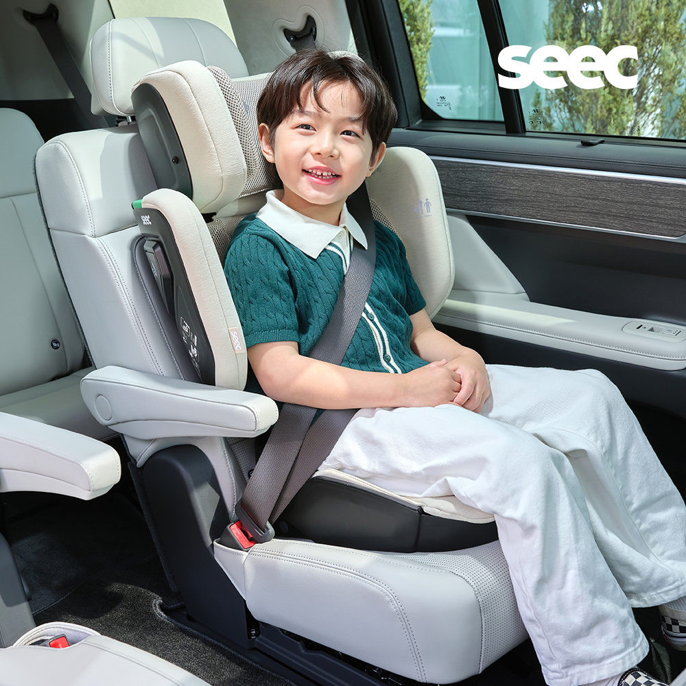 시크(SEEC) 아이 폴드2 아이사이즈 주니어 휴대용 카시트 ISOFIX