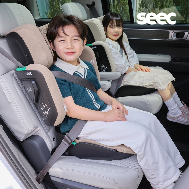 시크(SEEC) 아이 폴드2 아이사이즈 주니어 휴대용 카시트 ISOFIX