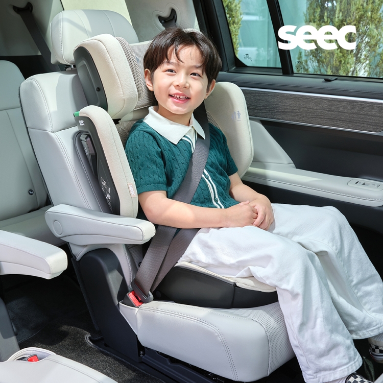 시크(SEEC) 아이 폴드2 아이사이즈 주니어 휴대용 카시트 ISOFIX