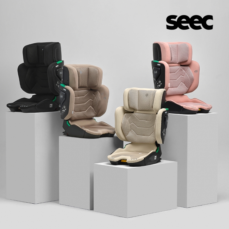 시크(SEEC) 아이 폴드2 아이사이즈 주니어 휴대용 카시트 ISOFIX