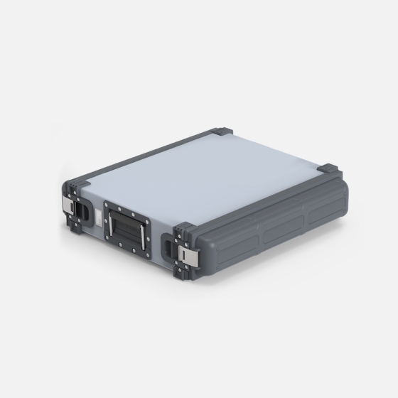 R&S AIR CLICTOP RACK 2U 440mm 랙케이스 FRA0244GRGG Rythmes&Sons