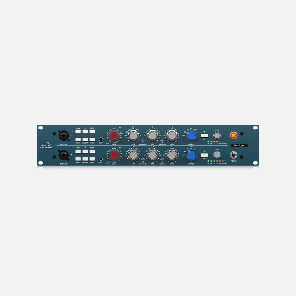 Behringer 1273 베링거 프리앰프 2채널 3밴드EQ 니브 복각