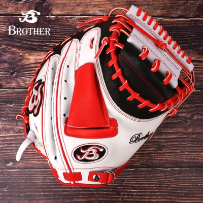 브라더 프로 스페셜오더 포수미트 BSWBR-02 화이트/블랙/레드
